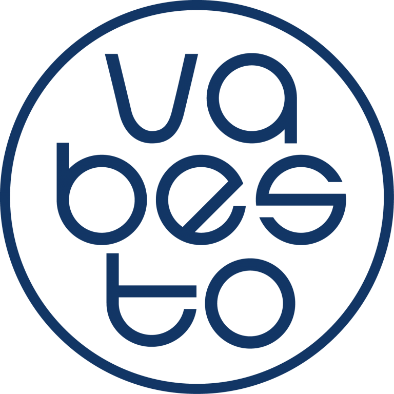Vabesto Logo Bildmarke blau